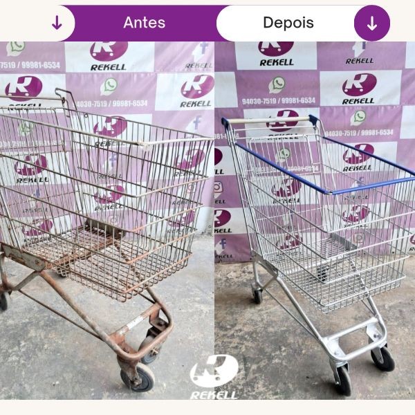 Reforma De Carrinho De Supermercado Reforma De Carrinho De Supermercado